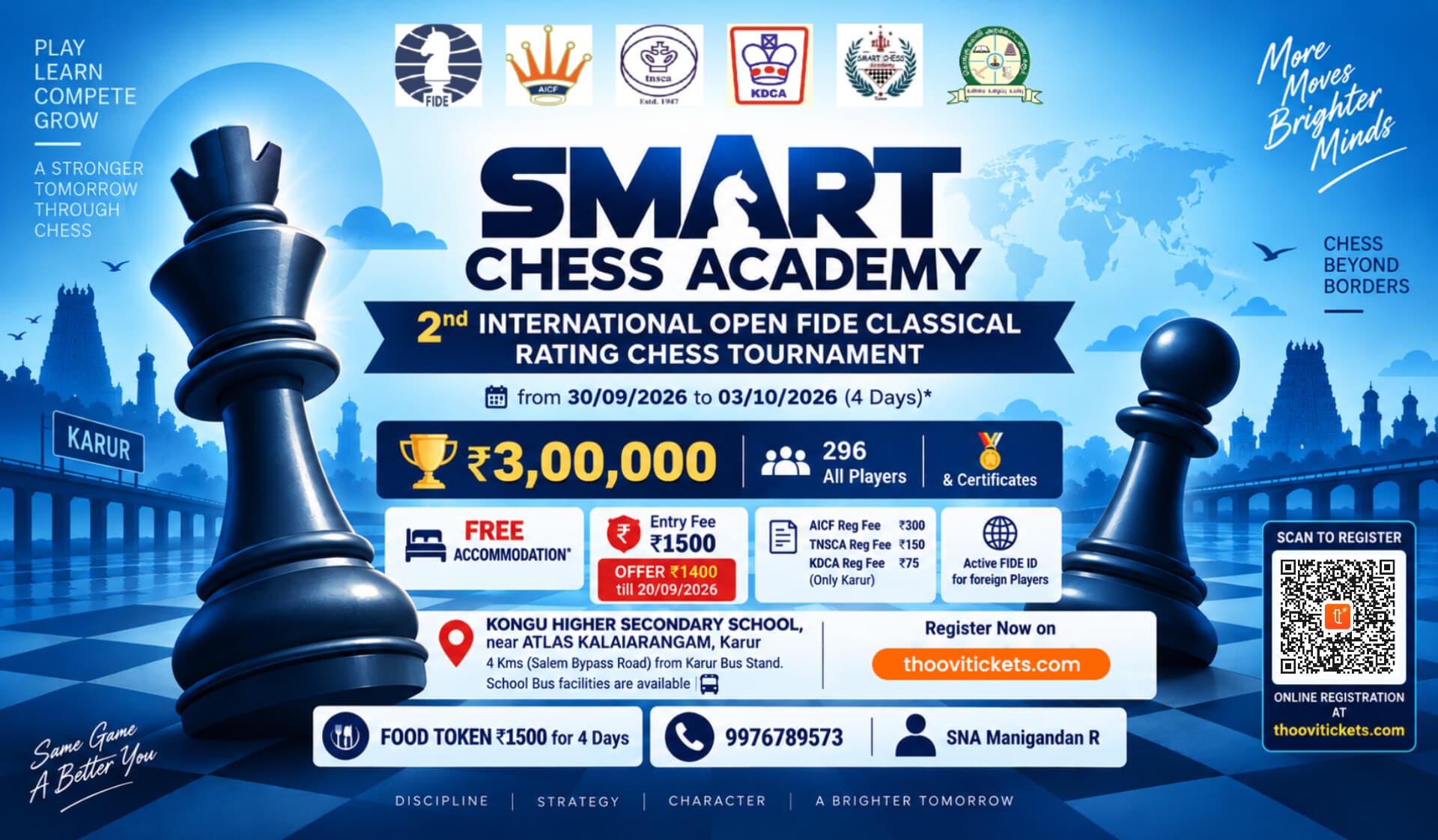 2nd INTERNATIONAL OPEN FIDE CLASSICAL RATING CHESS TOURNAMENT